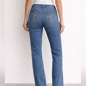 Liz Claiborne Boyfriend Fit Jeans Women’s Size 8R Medium Wash Straight Leg Denim